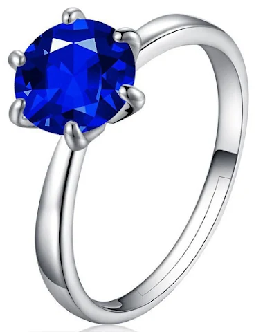 Bague Ouverte Femme Zircon Couleur - 3