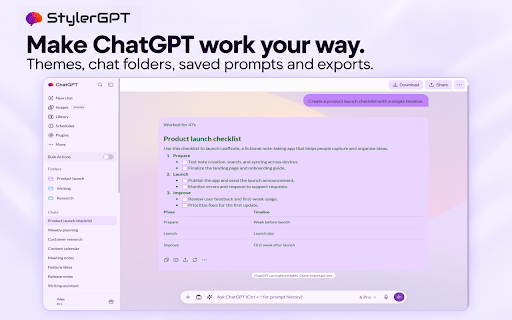 StylerGPT for ChatGPT screenshot 6