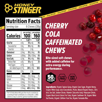 Honey Stinger Caffeinated Energy Chews - Box of 12 Packets alternate image 3