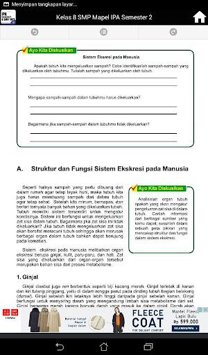 Kelas 8 SMP / MTS Mapel IPA Semester 2