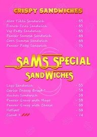 Sams Sandwich menu 6