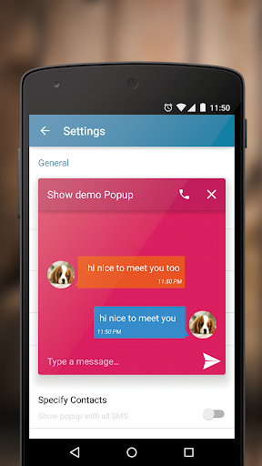 SMS Popup Pro