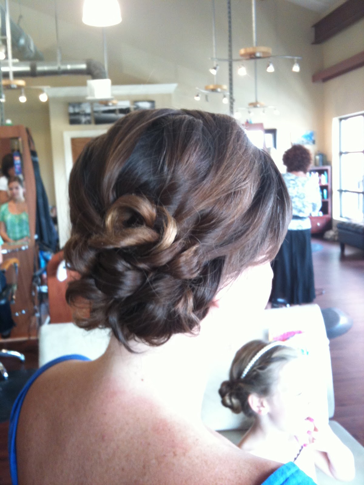 loose updos for wedding