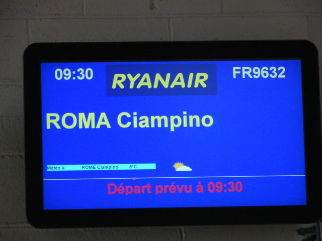 départ pour Rome
