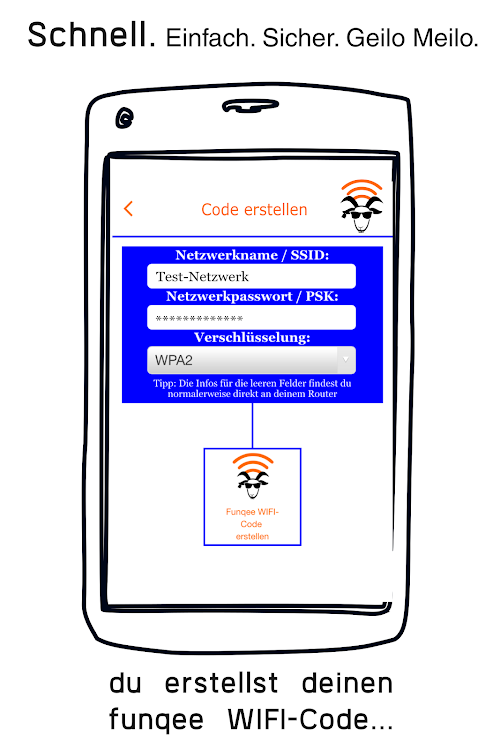 Android application Free WLAN WiFi Passwort Scan screenshort