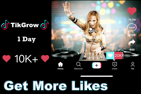 TikGrow for Tiktok Video Likes &amp; Views &amp; Hearts