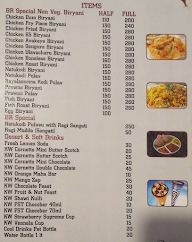 BR Restaurant menu 3