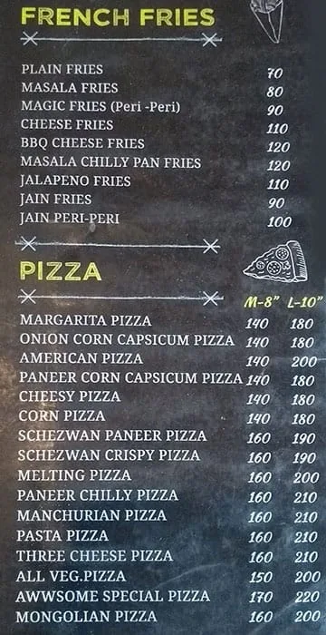 AwwSome BITE menu 