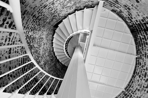 "Pt. Sur Lighthouse Stairs: by Ron Williams