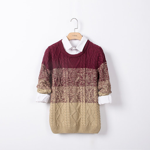 Title 3, Gradient sweater for men offering style and war...