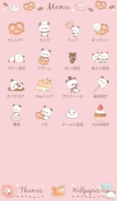 かわいい壁紙アイコン もちもちぱんだ Sweets Happy 無料 Androidアプリ Applion