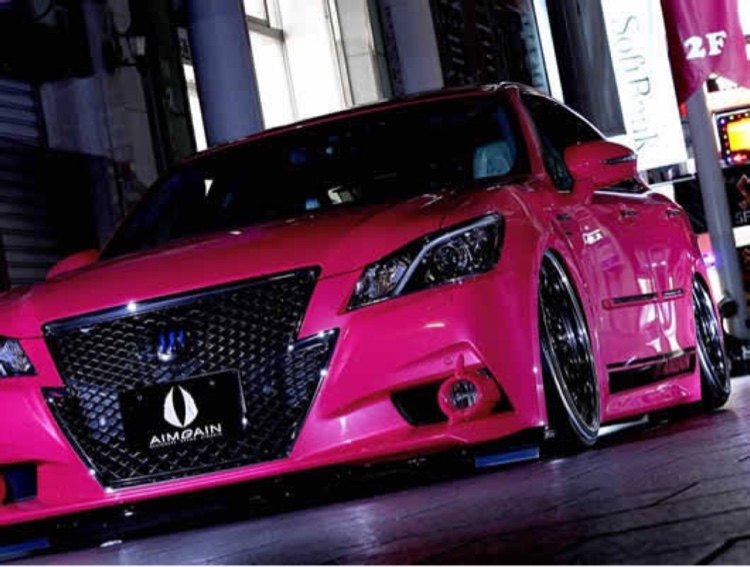 ღ 𝕸 ぷり ღさんが投稿した210クラウンアスリート・ピンク・エイムゲインに関するカスタム事例の投稿画像1枚目