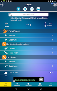 download Mumbai Airport + Radar (BOM) Flight Tracker free