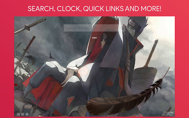 Itachi Live Wallpaper HD Custom New Tab