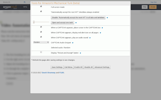 Tools for Amazon's Mechanical Turk