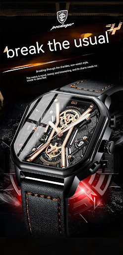 Title 6, Multifunctional Mens Luminous Quartz Watch. Du...