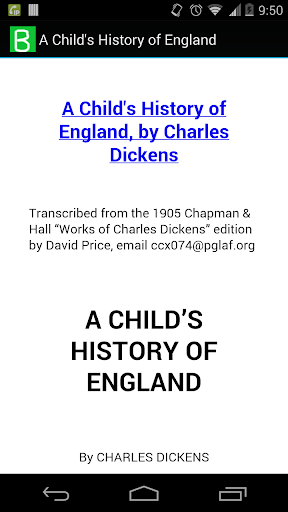 A Child's History of England