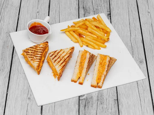 Chicken Grilled Sandwich With Fries Combo