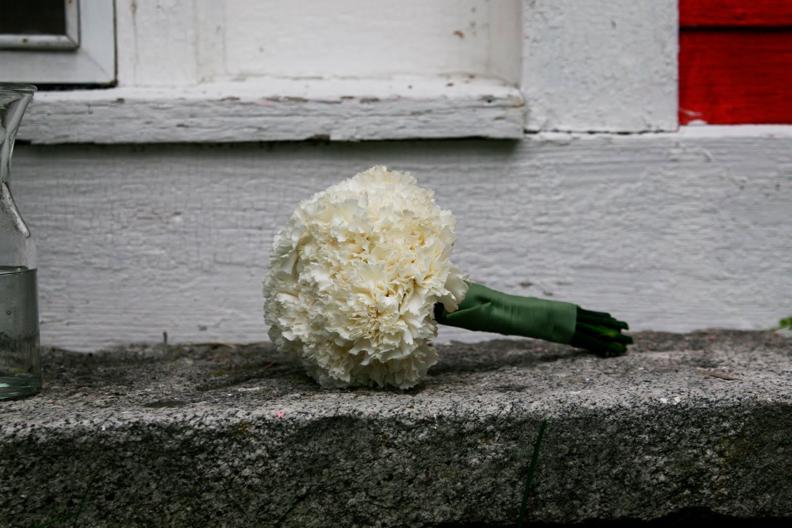 carnation wedding bouquet