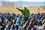 The iconic image of Mgcineni 'Mambush' Noki has become synonymous with the 2012 Marikana strike and massacre.