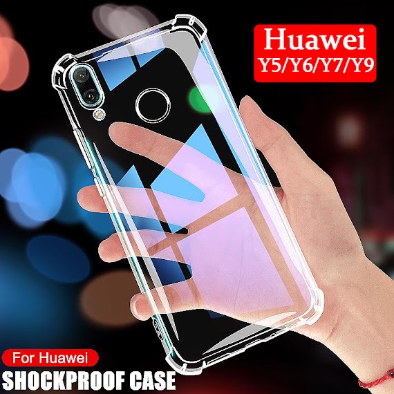 Ốp Điện Thoại Túi Khí Mềm Chống Sốc Màu Trong Suốt Cho Huawei Y5P Y6P Y7P Y7A Y9S Y5 Y6Pro Y9 Y9Prime 2019