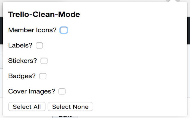 Trello Clean Mode Preview image 0