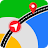 GPS Navigation Globe Map 3D icon
