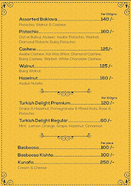 The Baklava Company menu 6