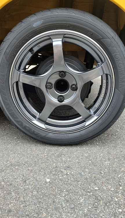N-ONEのホイール、タイヤ交換・ノーマル車高ですけど何か😂・ツラウチですが何か？・アドバンレーシングTC-4・アドバンフレバV701に関するカスタム事例の投稿画像6枚目