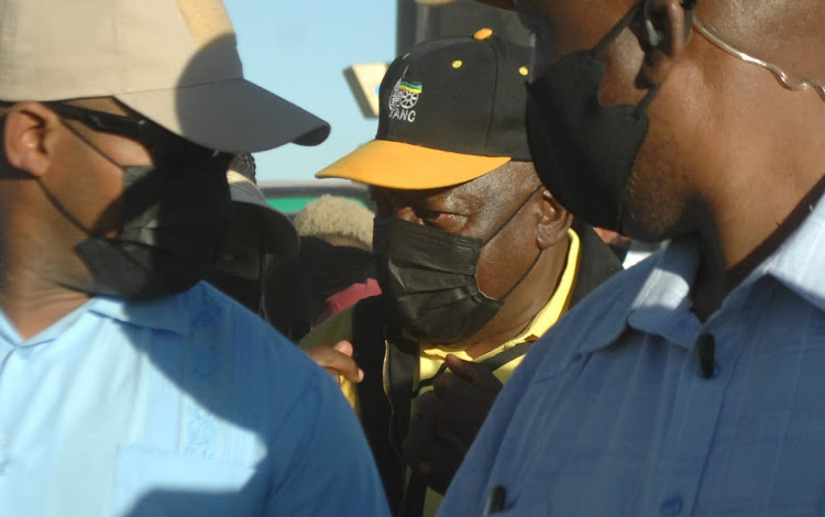 Cyril Ramaphosa concluded his jam-packed Free State election campaign with a dramatic welcome to the Matjhabeng local municipality.