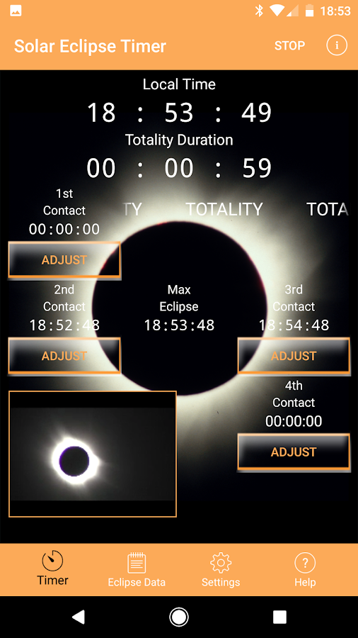 Solar Eclipse Timer Android Apps on Google Play