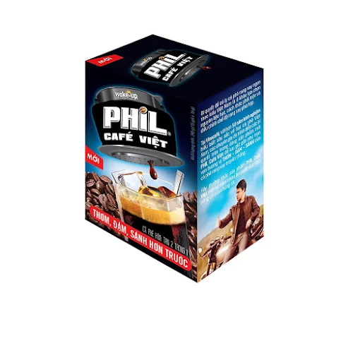 Cà Phê Phil VinaCafé hộp 15 gói x 16g