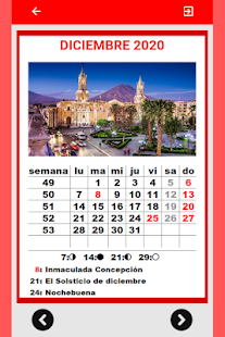 Mejor Calendario Perú 2020 para Celular Gratis(圖8)-速報App