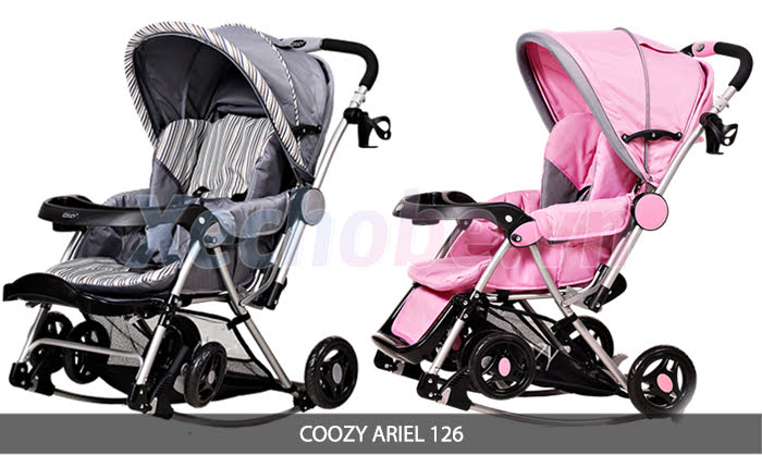 xe đẩy cao cấp trẻ em ariel 126