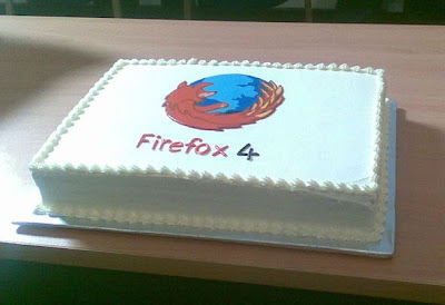 Firefox 4 cake