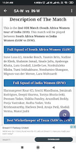 Guru Cric Fantasy winning Tips and Prediction team - náhled