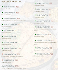 Paratha Gully menu 1