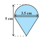 Surface area of a combination of solids