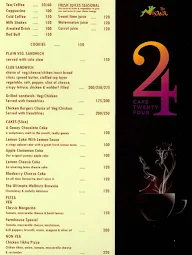 24 Coffee Shop menu 1