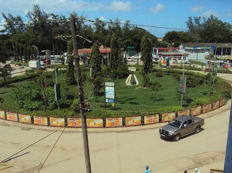 A section of the resort town of Malindi