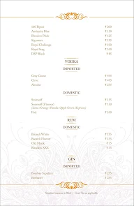 Sanadige - Goldfinch Hotel menu 2