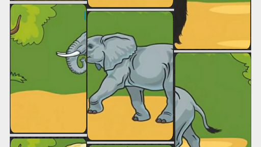 لعبة تركيب صور الحيوانات الممتعة