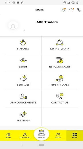 Screenshot UltraTech Trade Connect