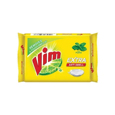 Vim Extra Anti Smell Dishwash Bar - 135 gm