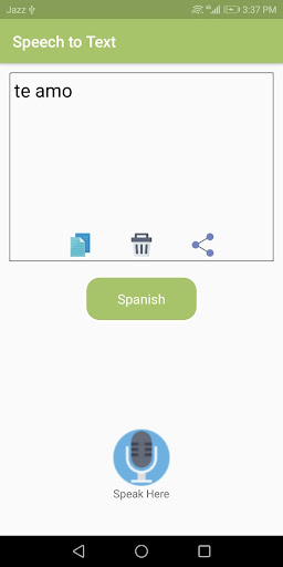 Speech to Text Converter with Speech Recognizer