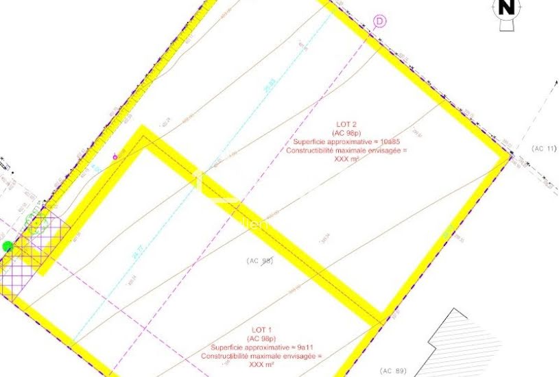  Vente Terrain à bâtir - 1 085m² à Rurey (25290) 