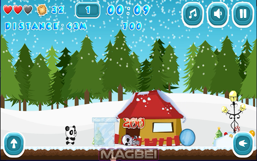 Christmas Panda Run Game - Runs Offline