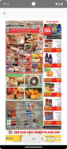 Screenshot Docs Foods