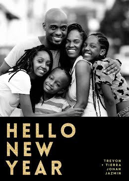 Hello New Year (black) - New Year's Card item