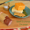 Garlic Beef Summer Sausage Recipe - Kretschmar Beef and Garlic Summer Sausage / Beef sausages are notoriously dry, but the addition of textured soy protein and sausage phosphates make these sausages nice and moist.